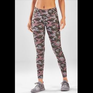 Fabletics Mid- rise Power Hold Camo Leggings